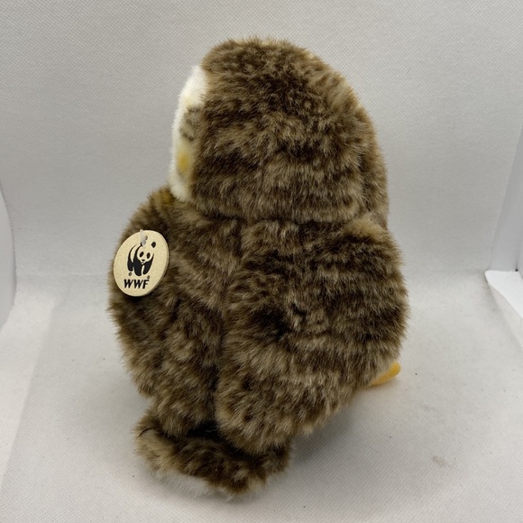 World Wildlife Fund Soft Plush Owl Stuffed Animal 7” Toy Bird WWF - Picture 10 of 12